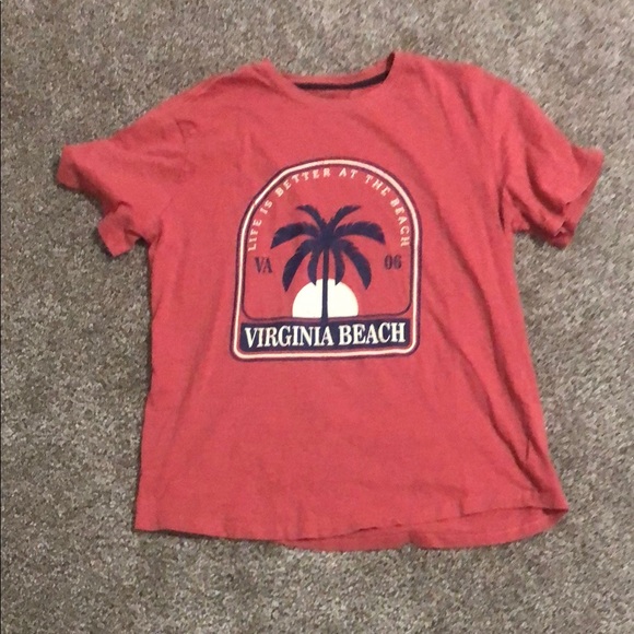 Michael Brandon Red Virginia Beach Tee - Picture 1 of 1